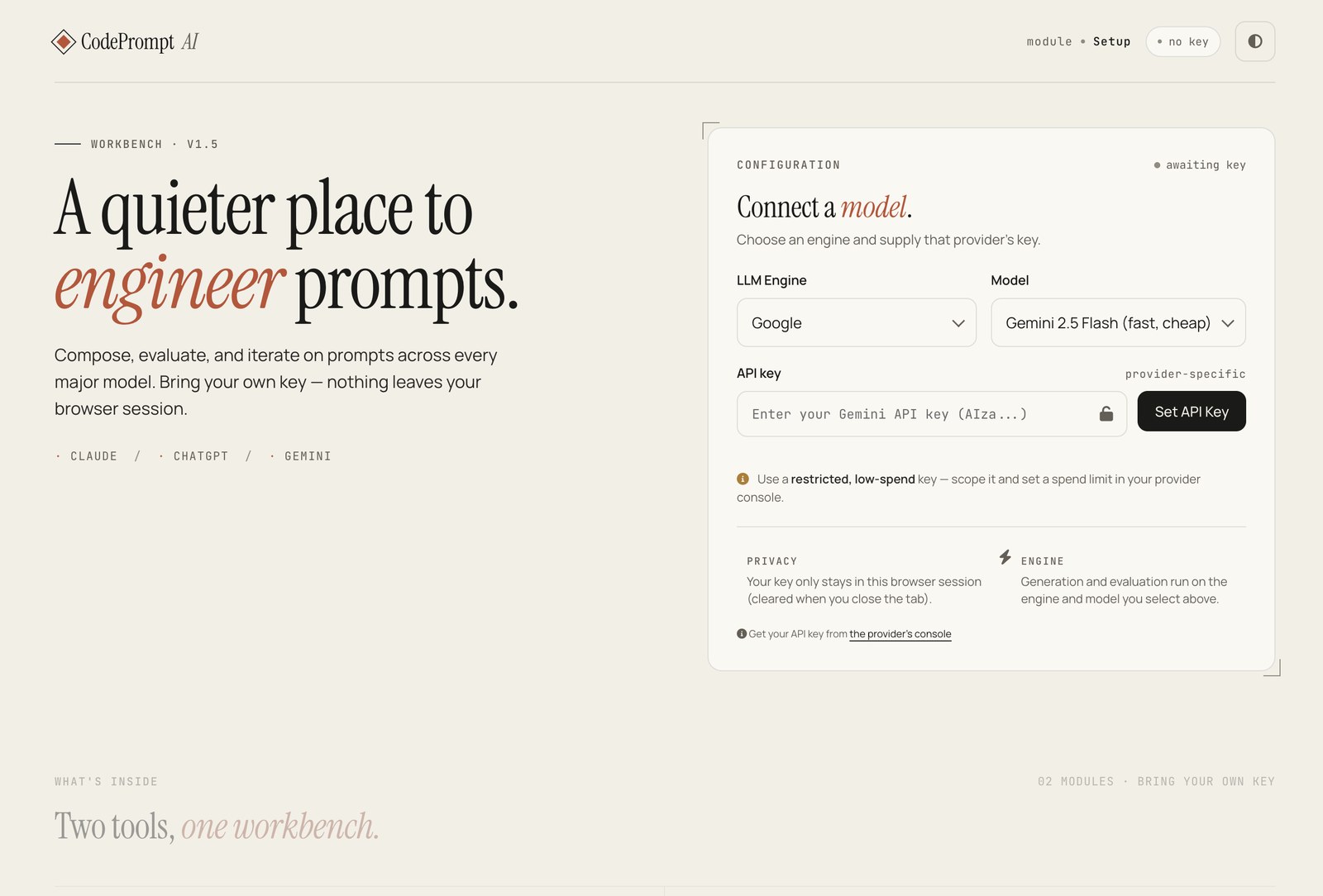 Prompt Workbench